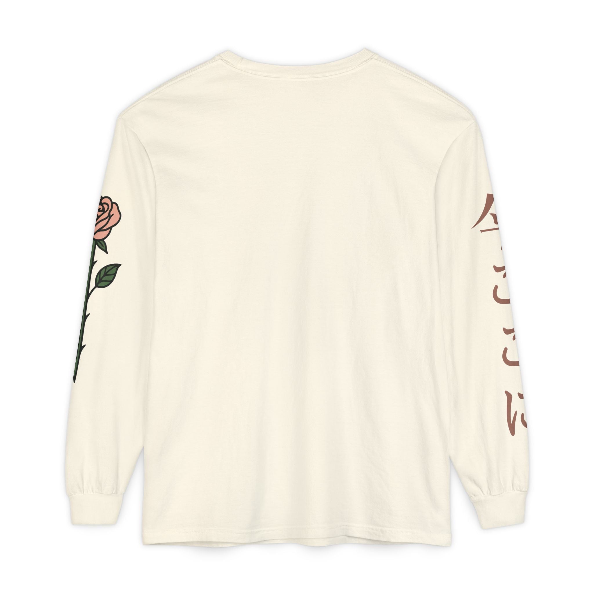 Skeleton & Roses Long Sleeve T-Shirt — "I Stopped to Smell the Roses"