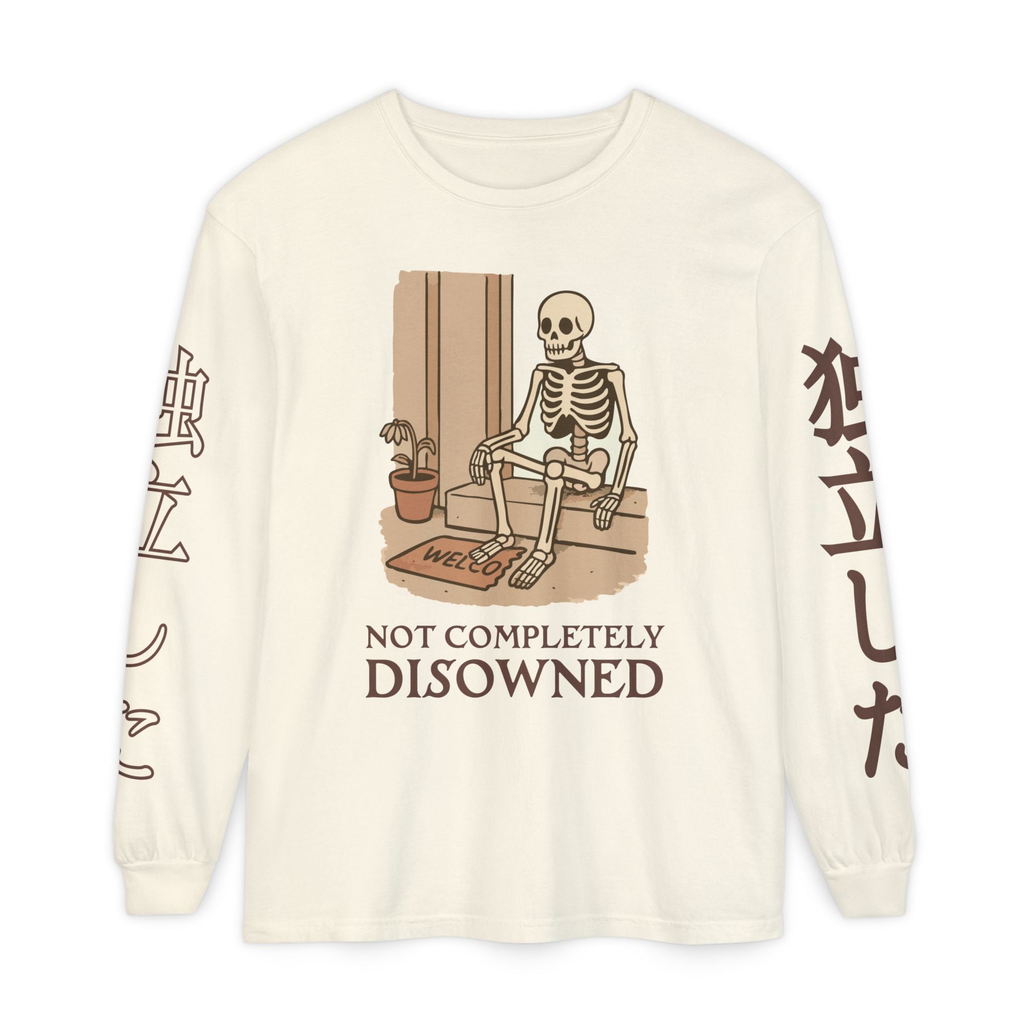 Not Completely Disowned Skeleton Long Sleeve Tee